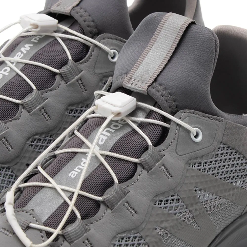 and wander x Salomon Reflective Mesh Sneaker / Grey