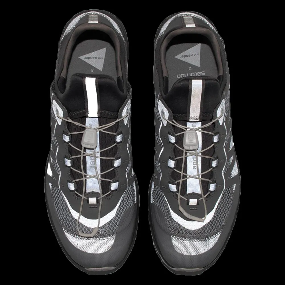 and wander x Salomon Reflective Mesh Sneaker / Grey