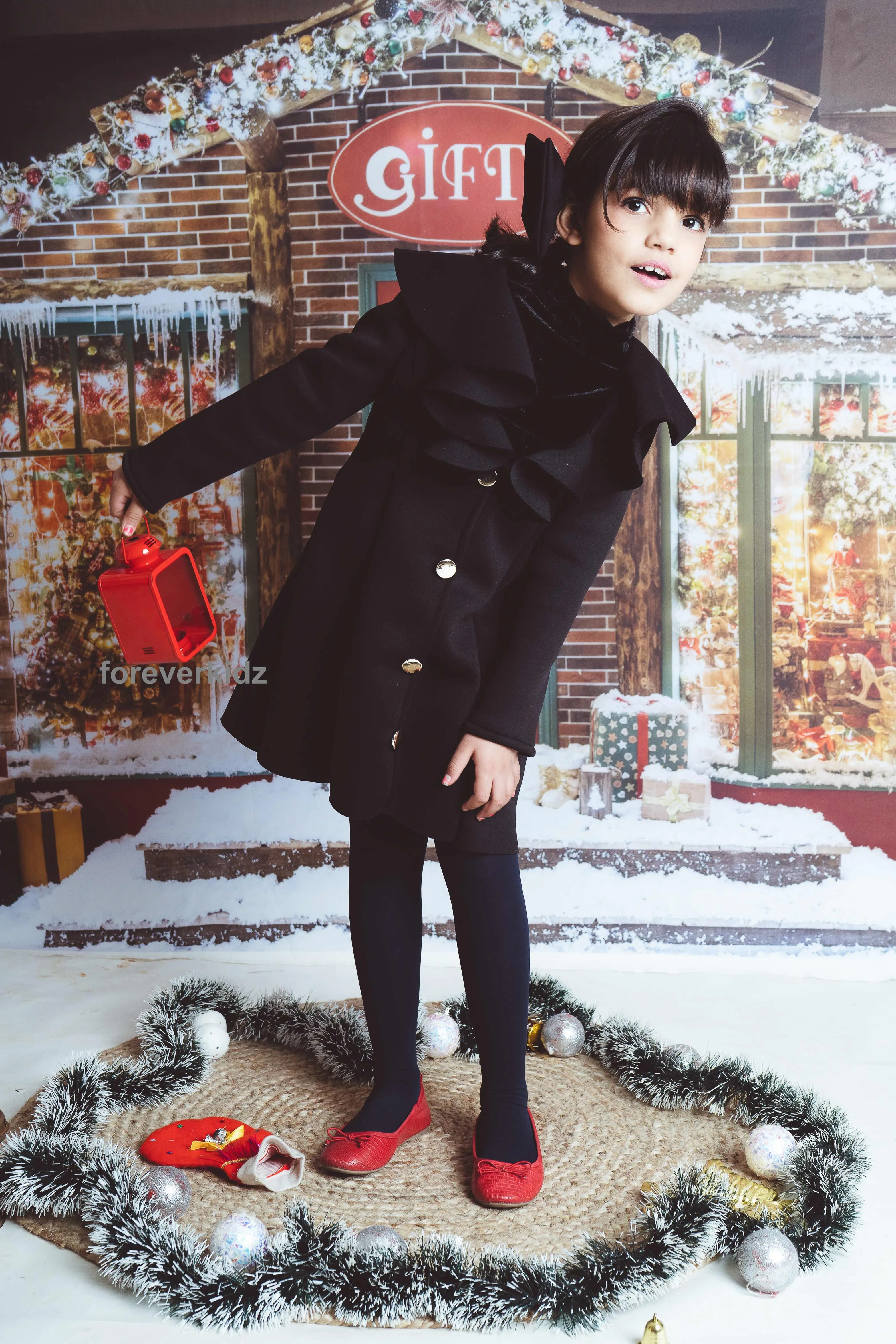 Black Diva Coat Dress