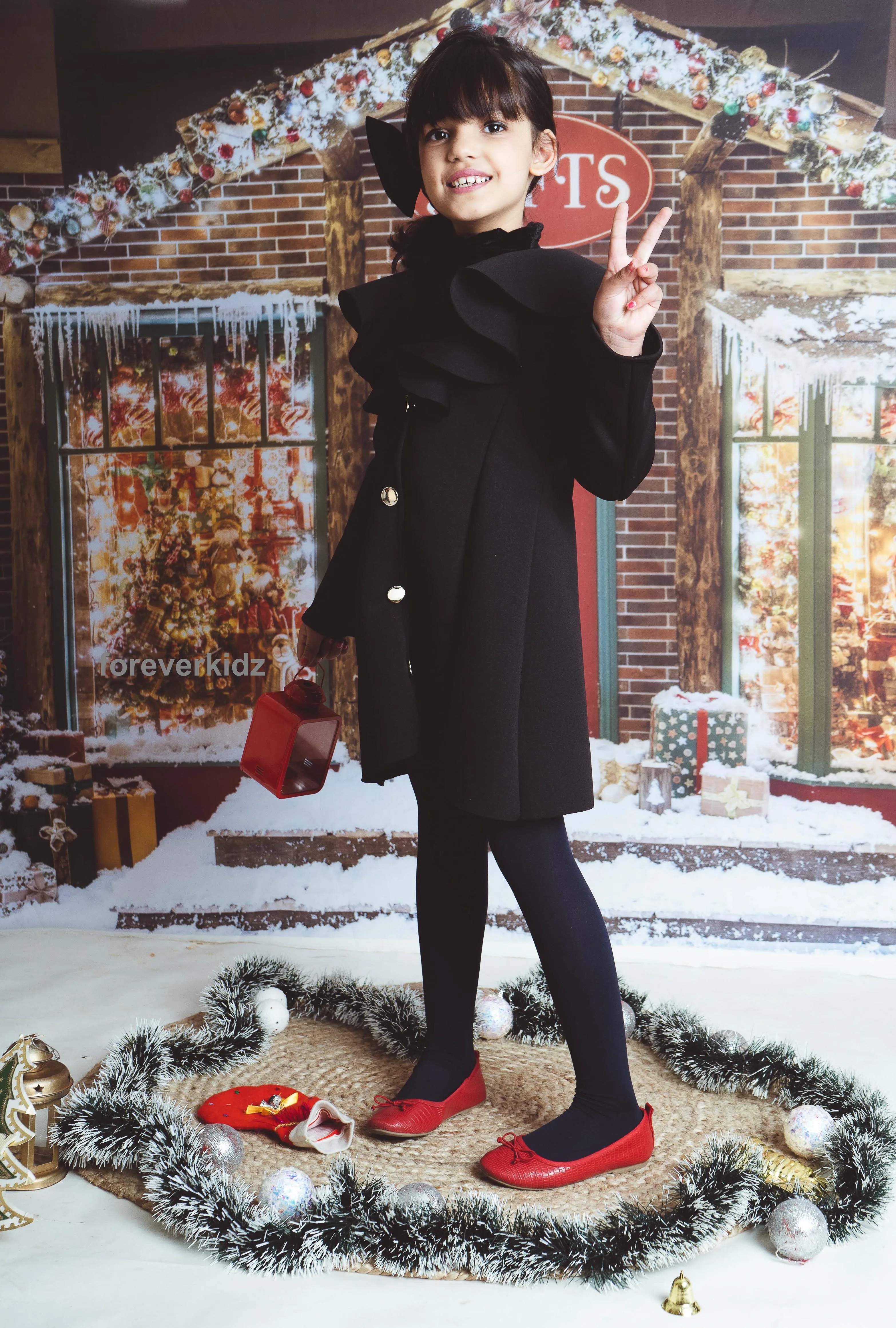 Black Diva Coat Dress