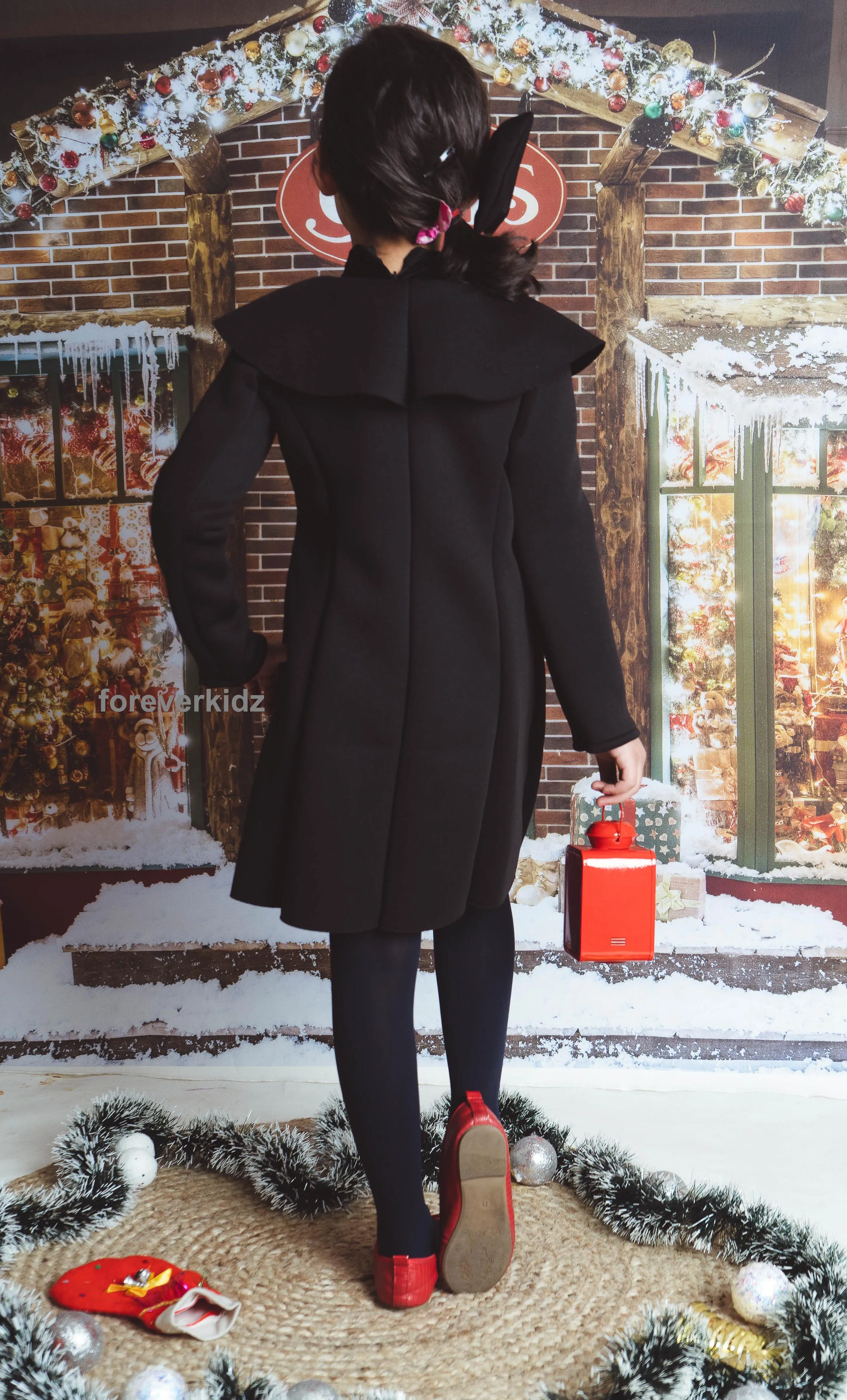 Black Diva Coat Dress