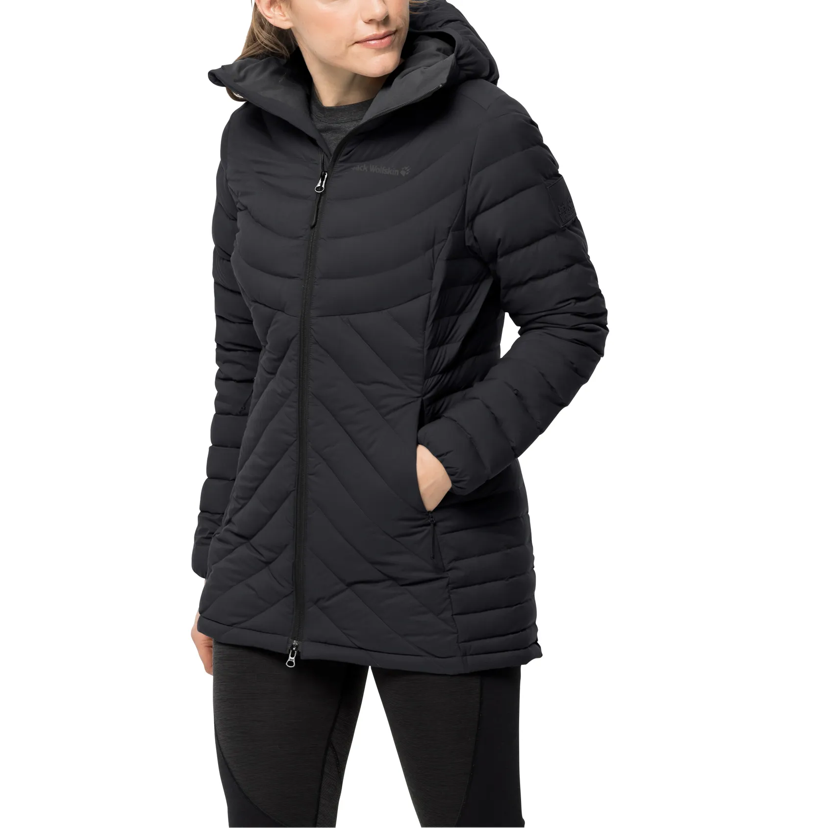 Jack Wolfskin Women&#x27;s Athletic Down Coat Black | Buy Jack Wolfskin Women&#x27;s Athletic Down Coat Black here | Outnorth