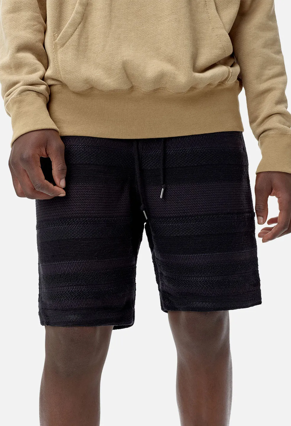Jacquard Hoya Shorts / Black