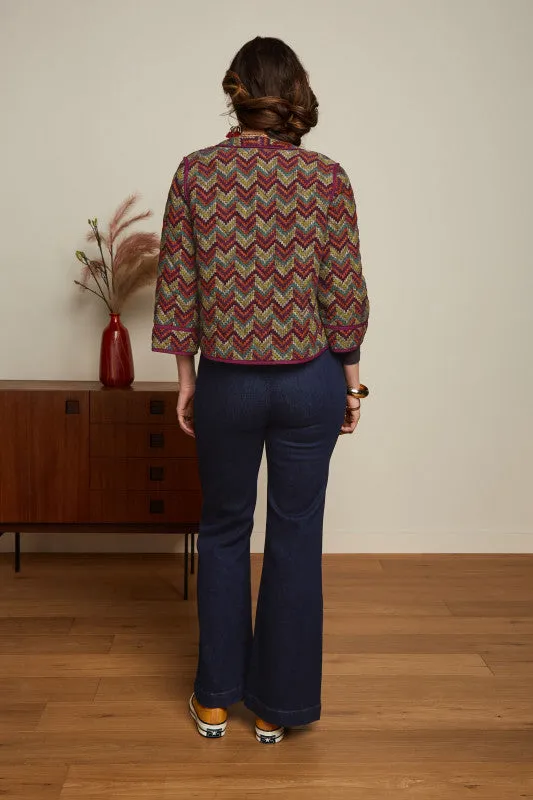 King Louie - Noor Jacket Farley - Cabernet Red