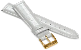 Leather Watch Strap Glossy Croco E3.1480.L