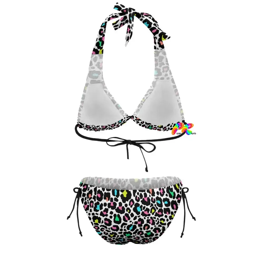 Leopard Two Piece Plus Size Bikini