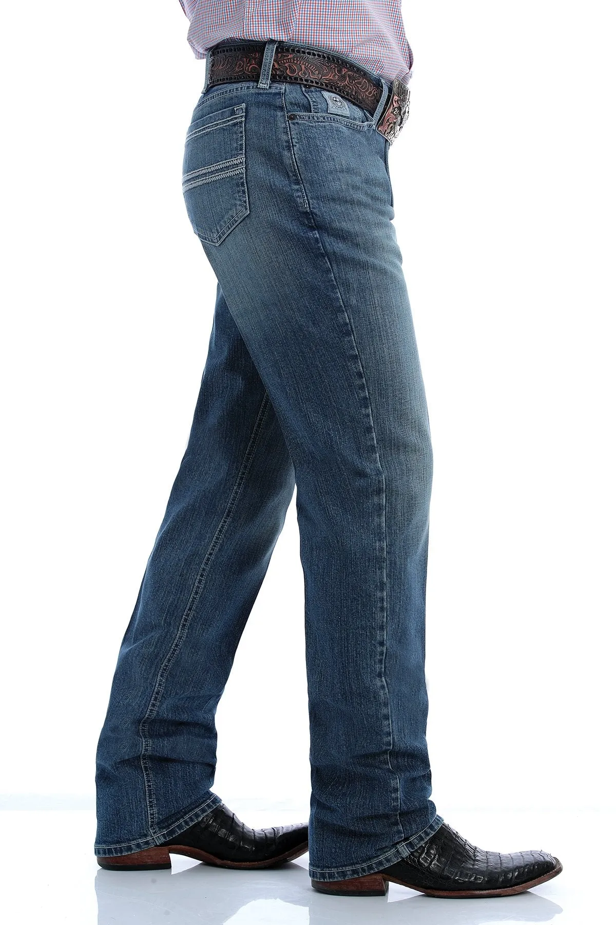 Men's Cinch MB98034015 Silver Label Medium Stonewashed Jean