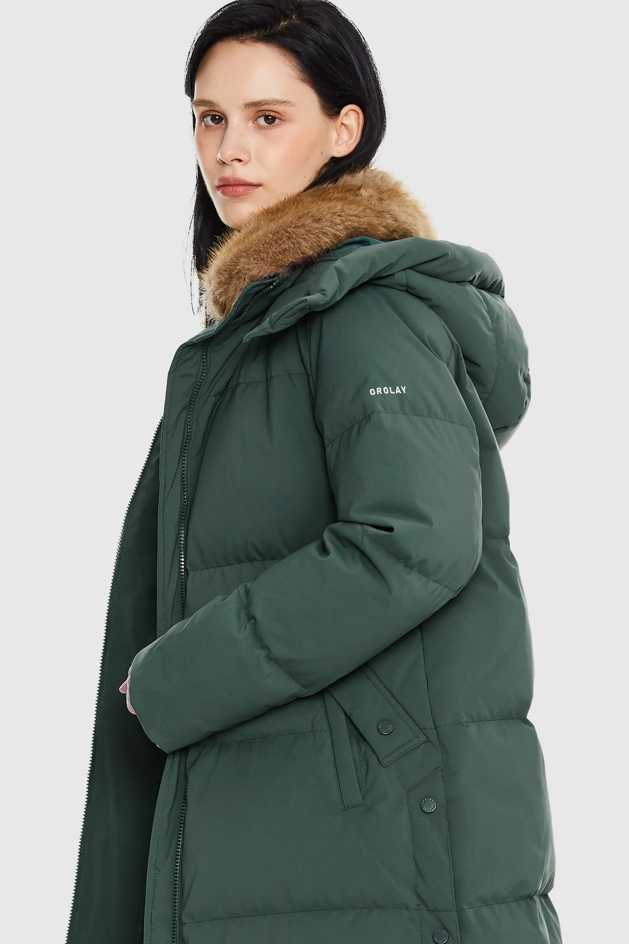 Mid-Length Winter Thickened Puffer Jacket