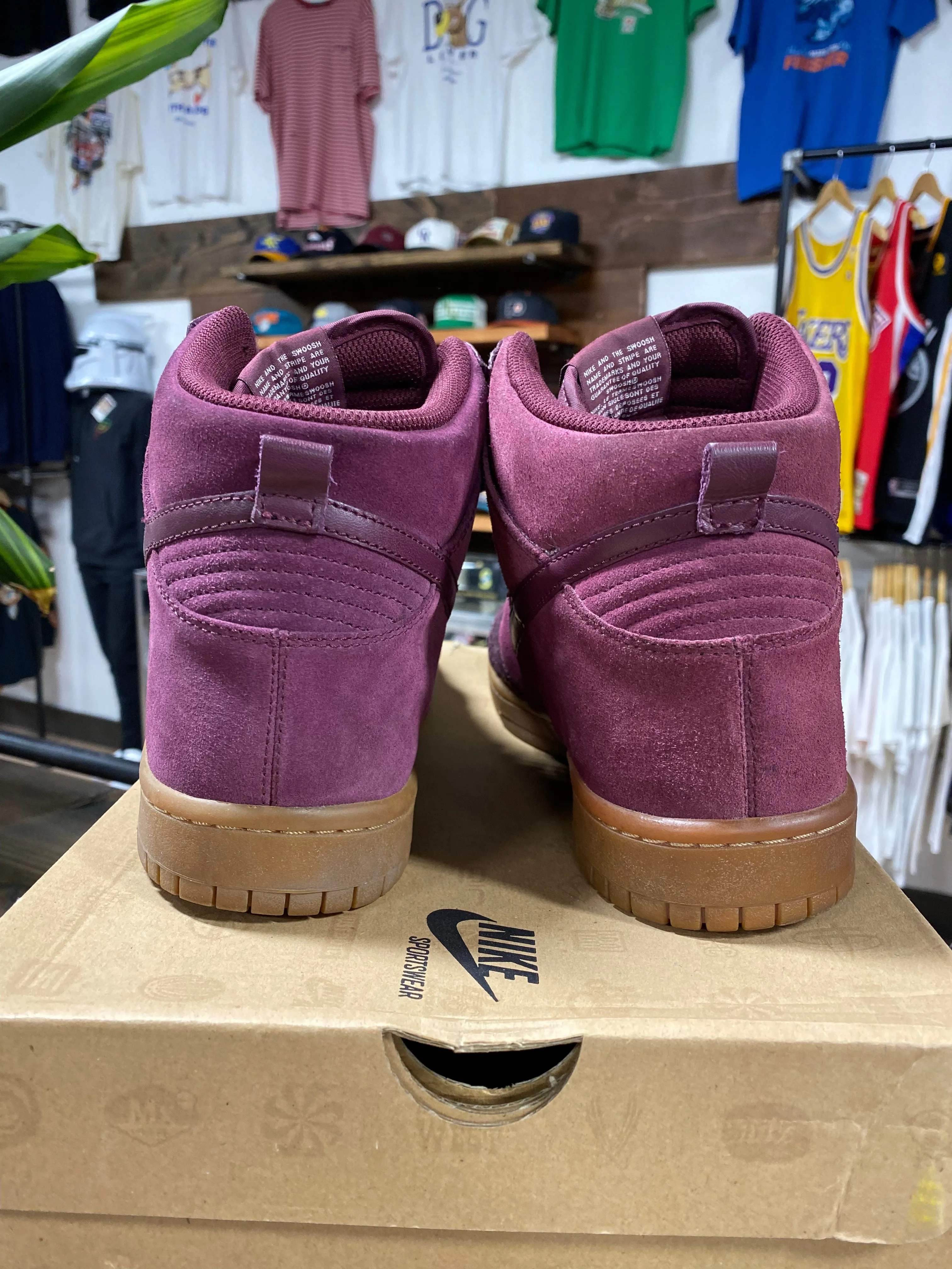 Nike Dunk High 'Red Oxide Purple' Size 10