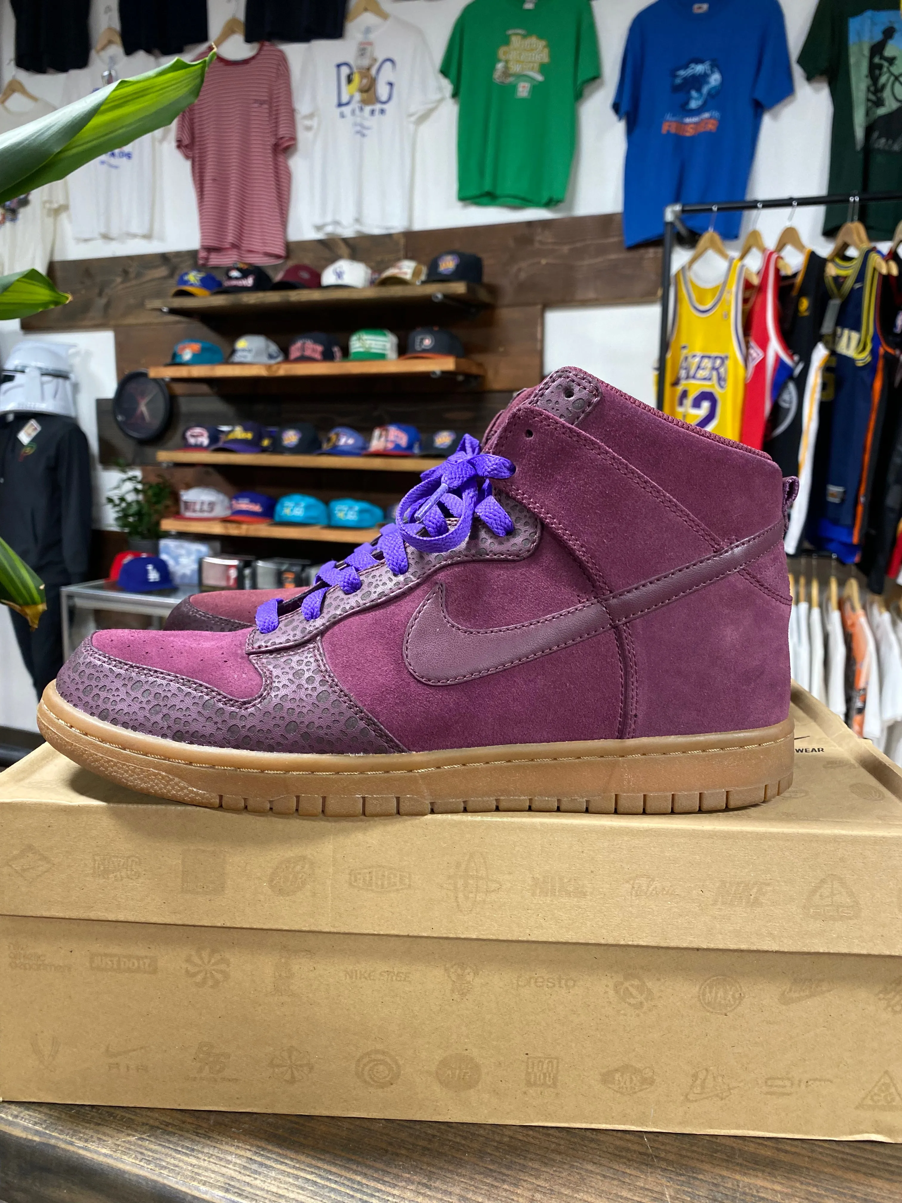 Nike Dunk High 'Red Oxide Purple' Size 10
