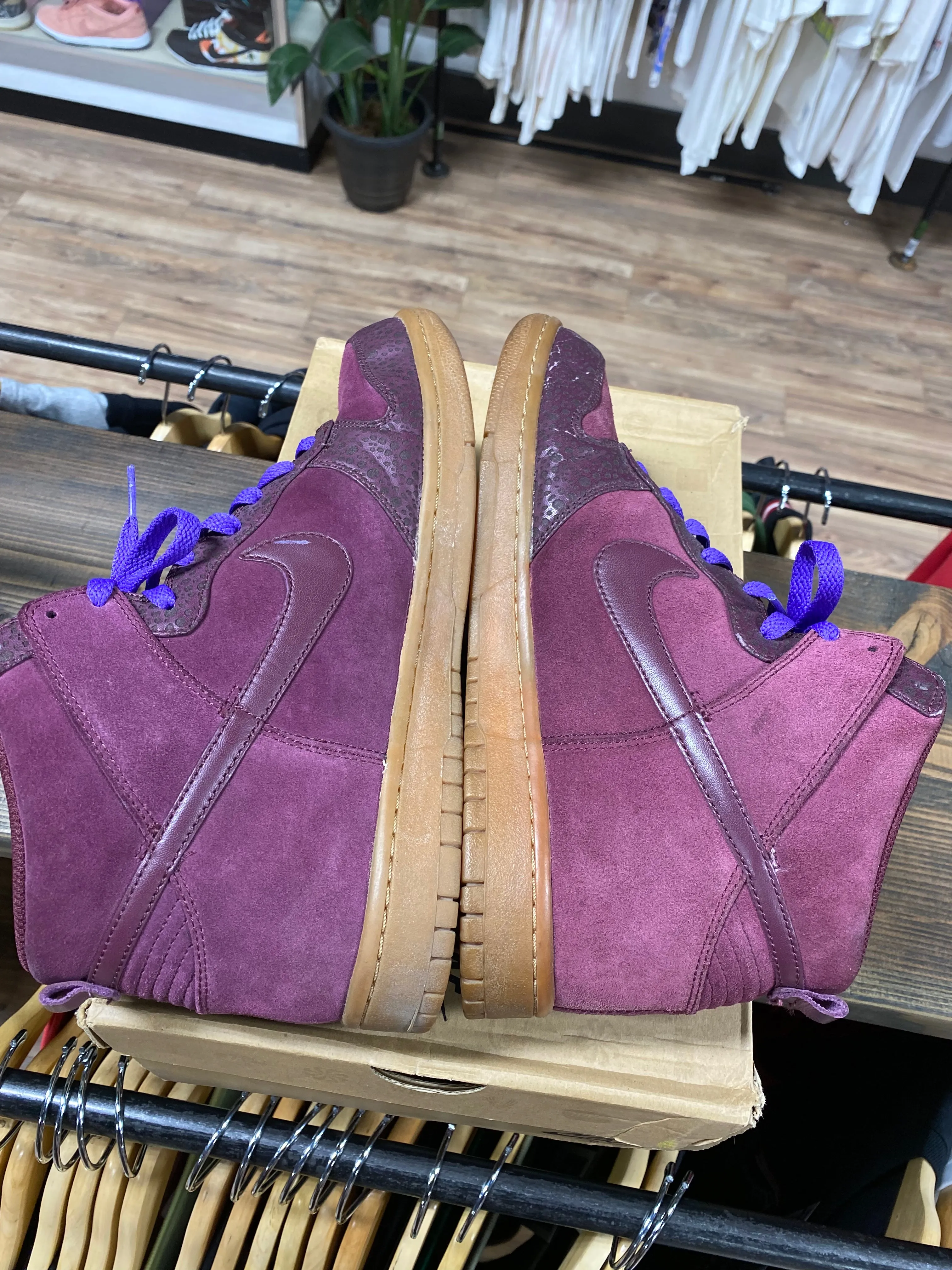 Nike Dunk High 'Red Oxide Purple' Size 10