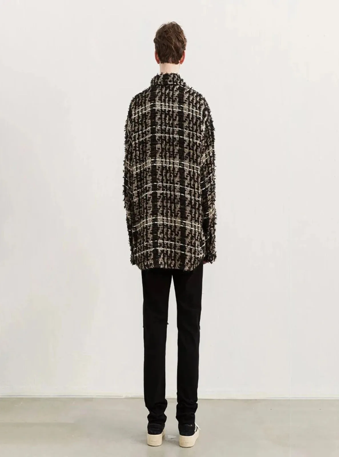 Regular Fit Tweed Overshirt