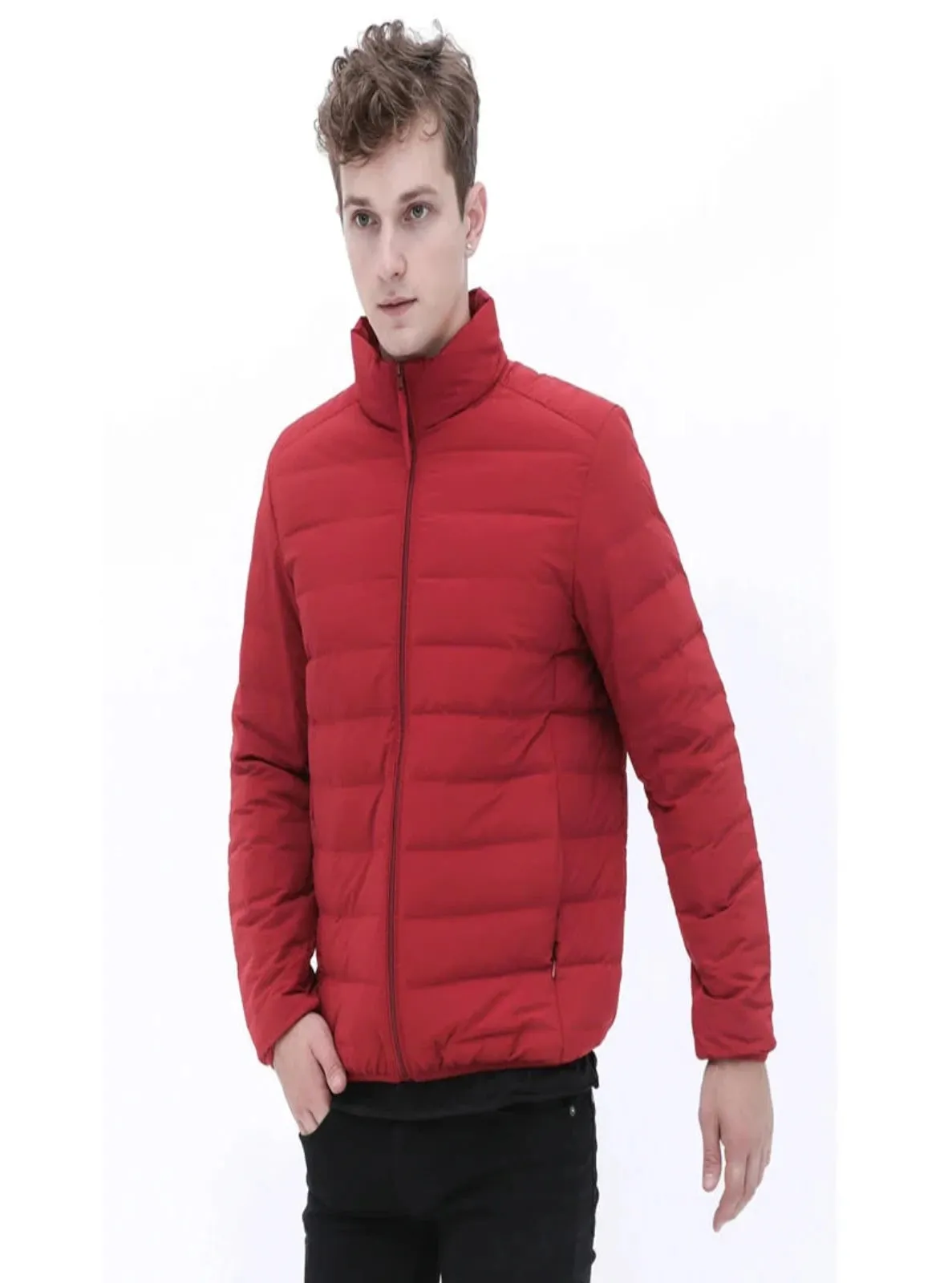 Slim Fit Lightweight Puffer Jacket