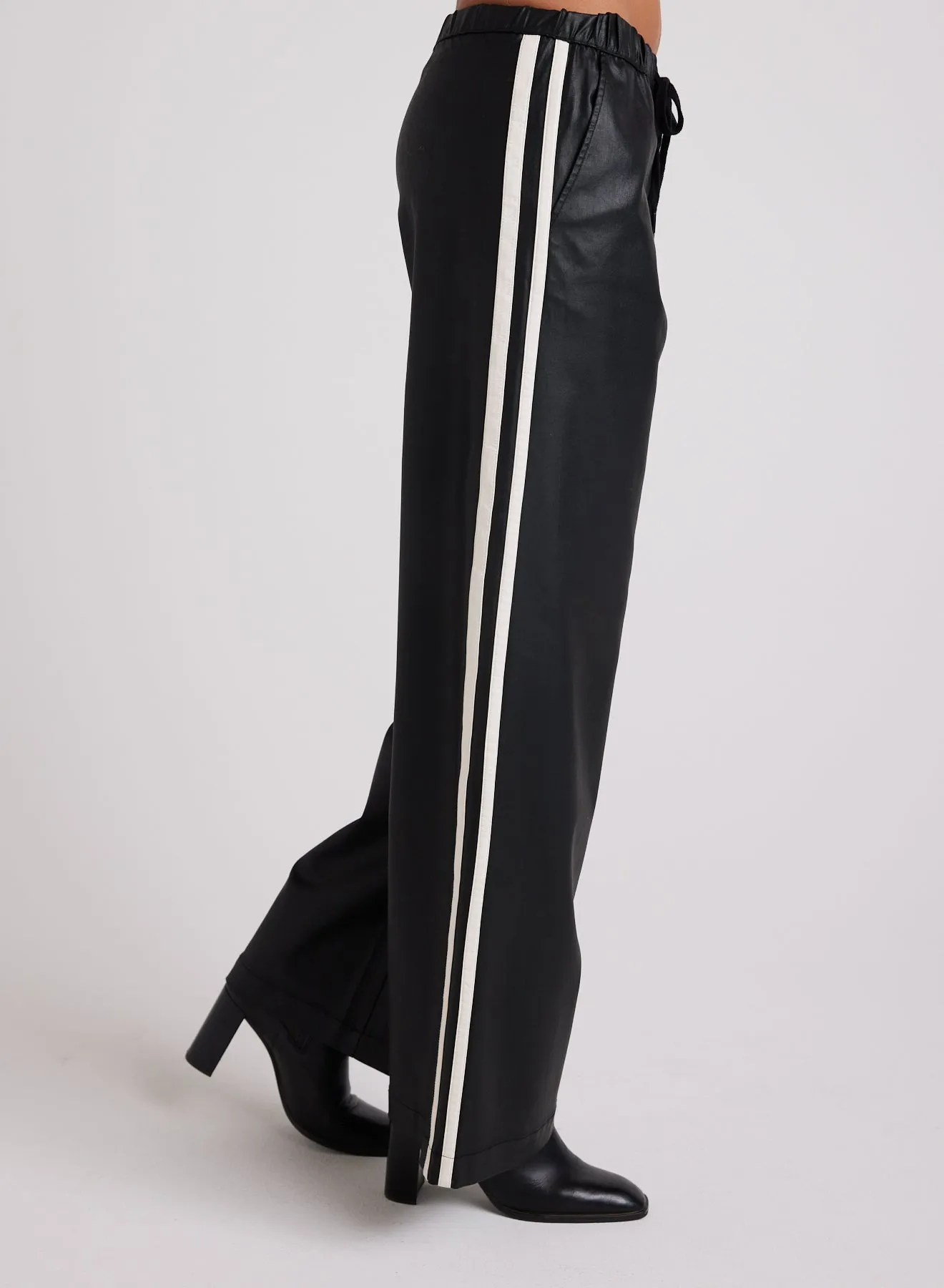 SPORT STRIPE WIDE LEG PANT