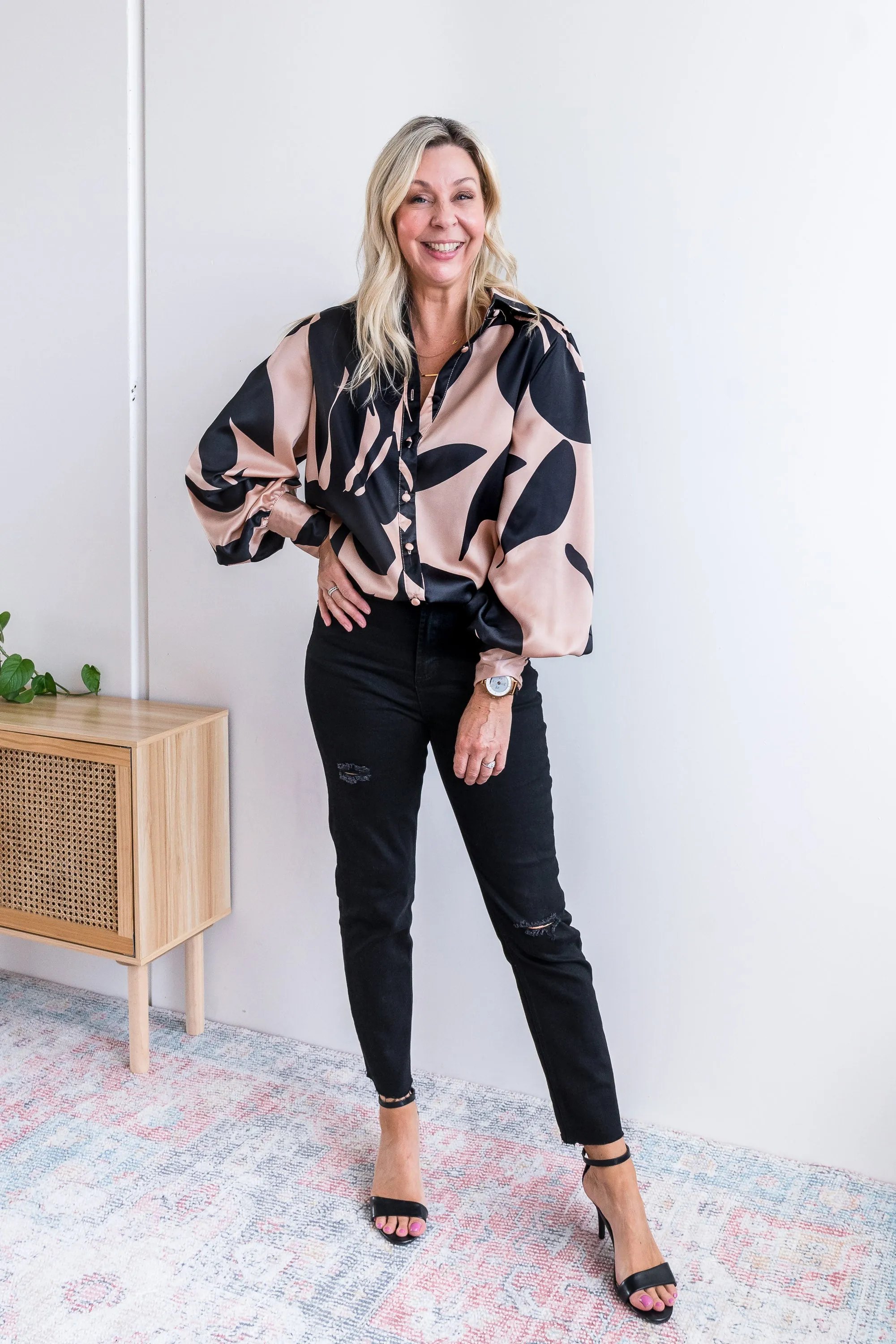 Taylor Mom Jean - Black