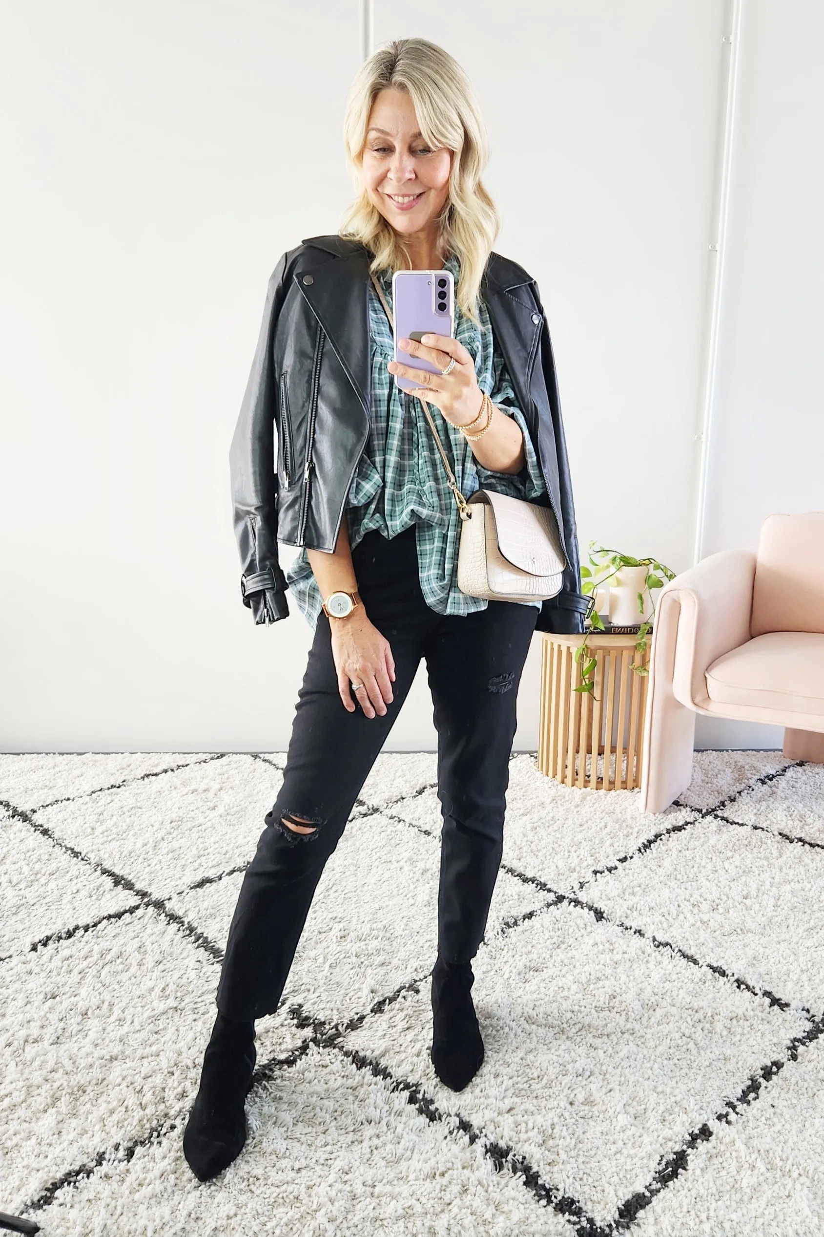 Taylor Mom Jean - Black