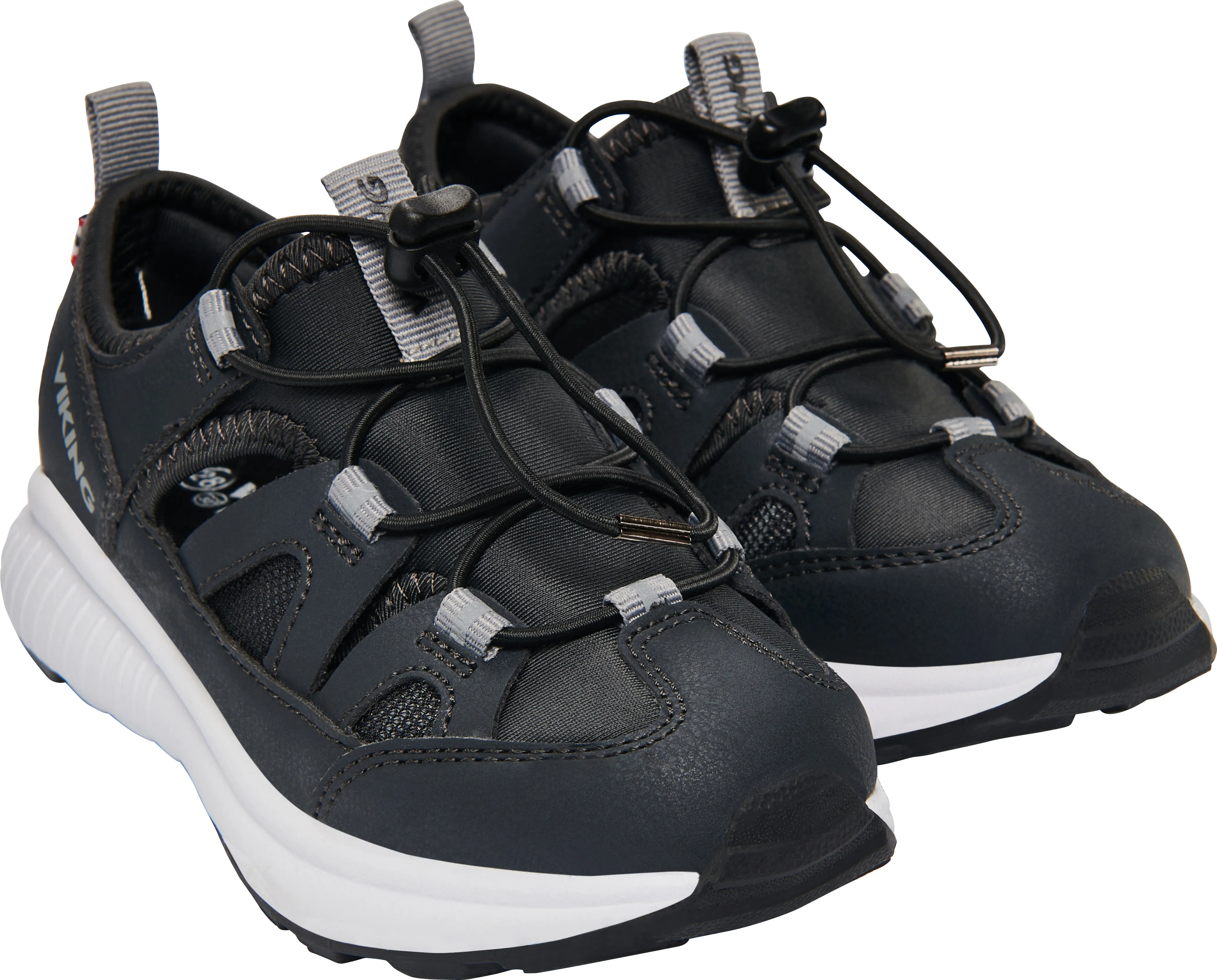 Viking Kids&#x27; Aery Sandal Speedlace Black/Grey | Buy Viking Kids&#x27; Aery Sandal Speedlace Black/Grey here | Outnorth
