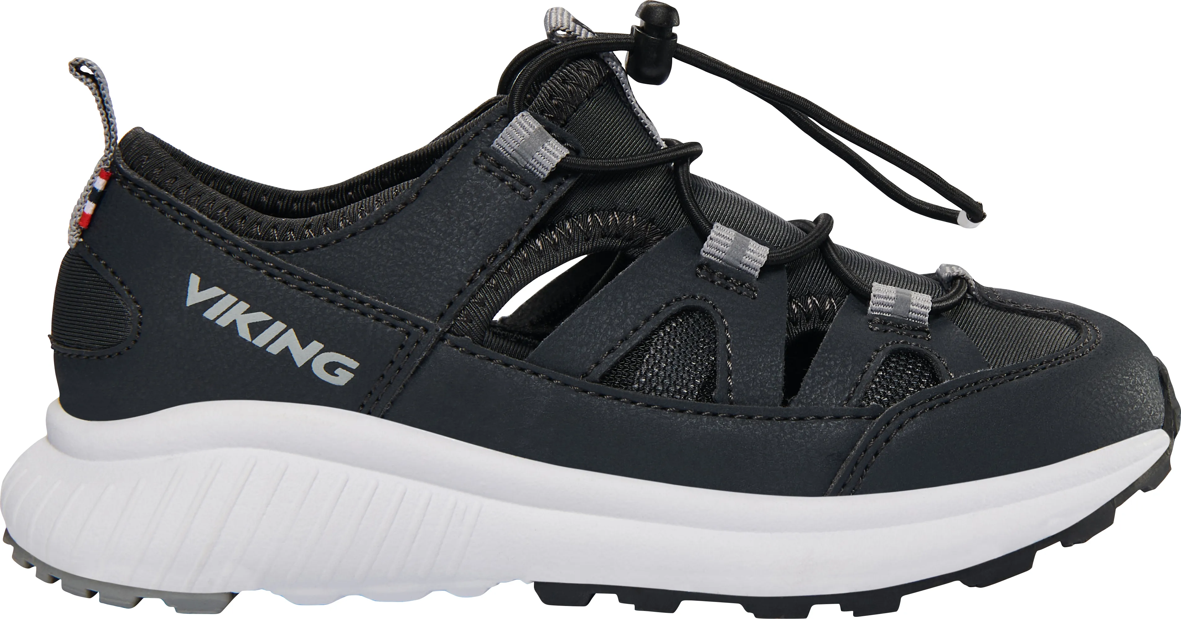 Viking Kids&#x27; Aery Sandal Speedlace Black/Grey | Buy Viking Kids&#x27; Aery Sandal Speedlace Black/Grey here | Outnorth