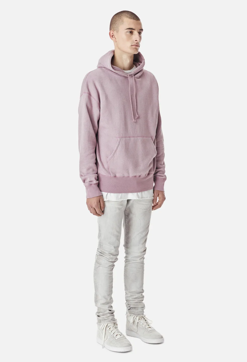 Vintage Fleece Hoodie / Lavender