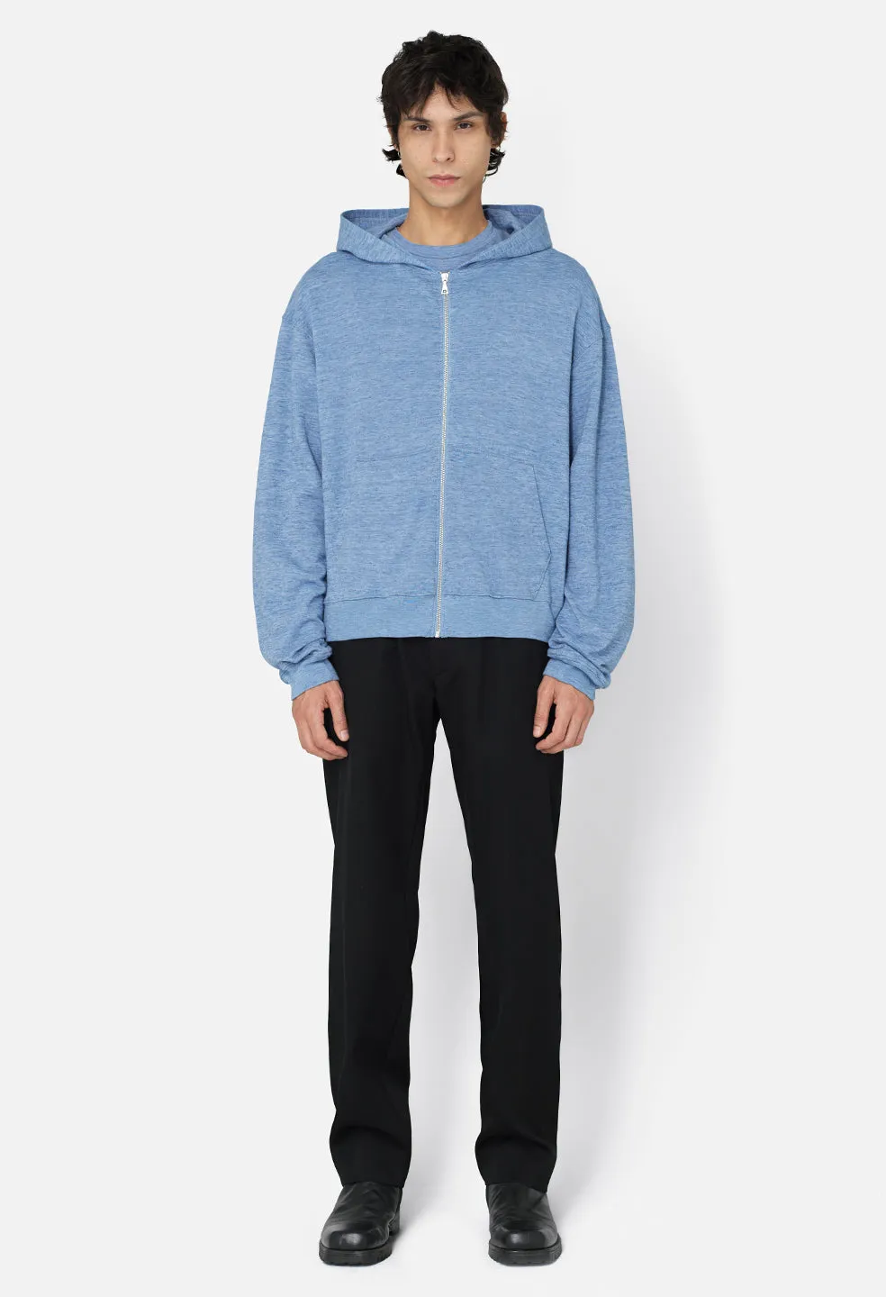 Vintage Melange Full Zip / Indigo
