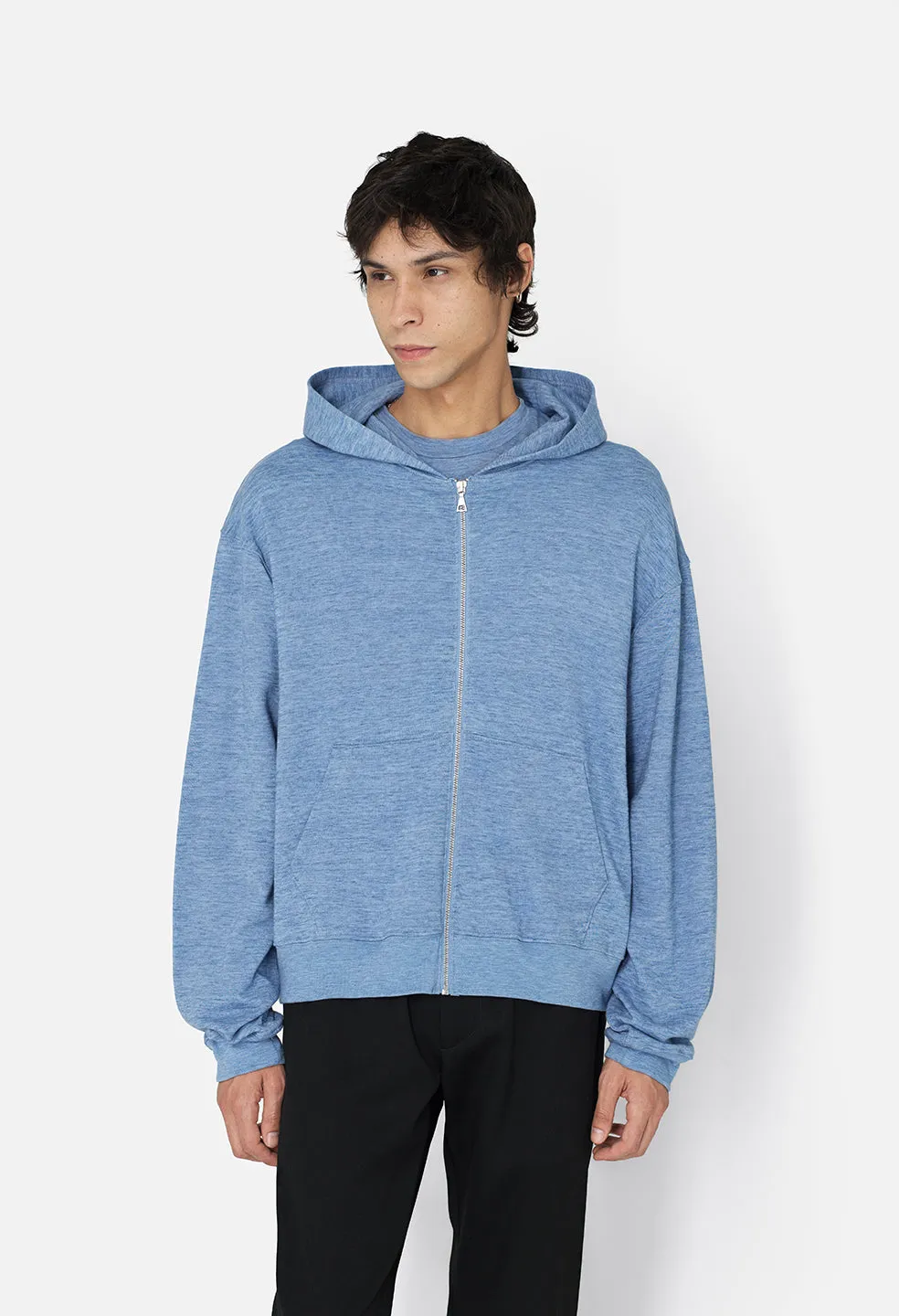 Vintage Melange Full Zip / Indigo