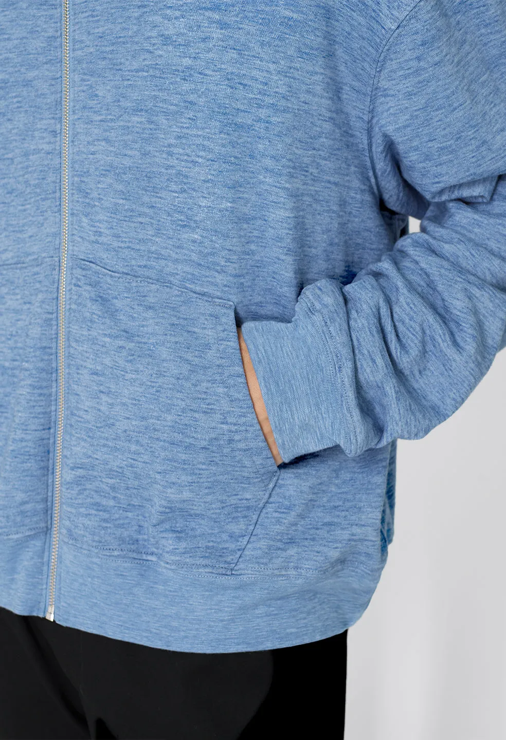 Vintage Melange Full Zip / Indigo