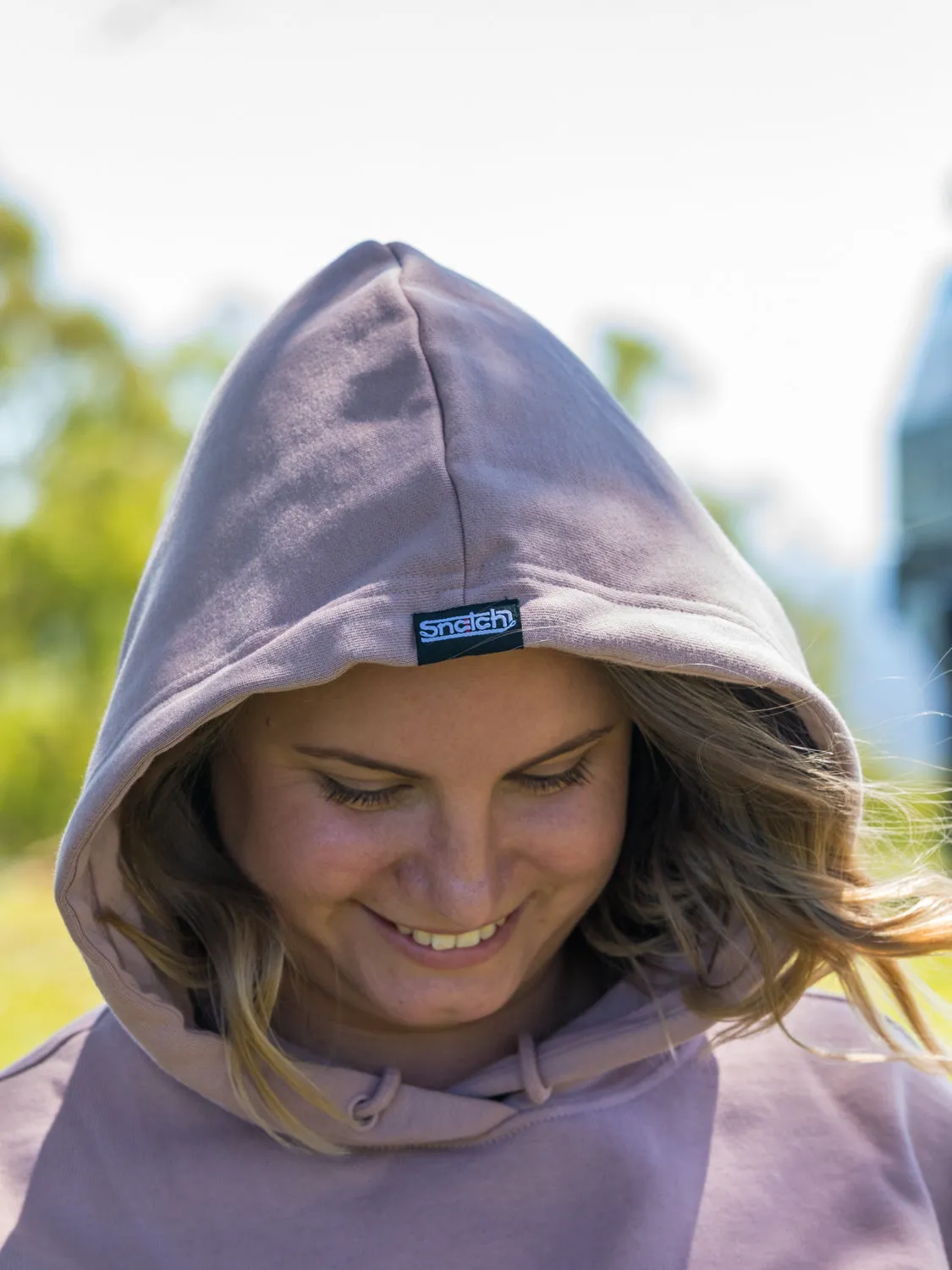 Women's Embroidered SNATCH Hoodie Abode Rose - SF2301AR